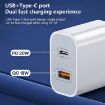 Picture of REMAX RP-U68 20W USB+USB-C/Type-C Dual Interface Fast Charger Set, Specification:UK Plug (White)