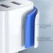 Picture of REMAX RP-U35 Jane Series 2.1A Dual USB Port Fast Charger Set, Cable:USB-C/Type-C (EU Plug)