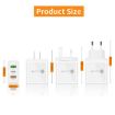 45W PD25W + 2 x QC3.0 USB Multi Port Charger with USB to 8 Pin Cable - 7