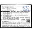 Battery for Honeywell Scanpal EDA Series (p/n 50129589-001) - 5