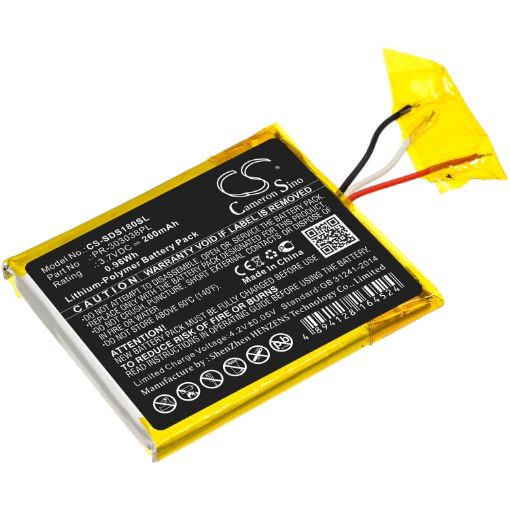 Battery for Sandisk Sansa Clip+ SDMX18R Series (p/n PR-303038PL) - 1