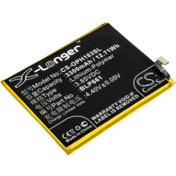 Oppo PADT00 PADM00 CPH1837 A3 Dual SIM Battery BLP661 - 1