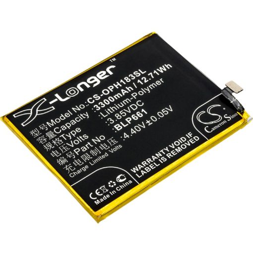 Oppo PADT00 PADM00 CPH1837 A3 Dual SIM Battery BLP661 - 1