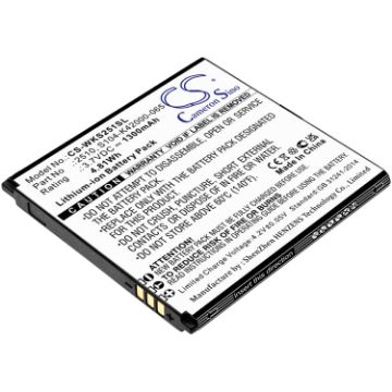Wiko V2510 Sunny 2 Battery (p/n 2510 S104-K42000-065) - 1
