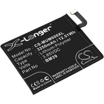 Battery for Redmi 6 Dual SIM TD-LTE 6 (p/n BM39) - 1