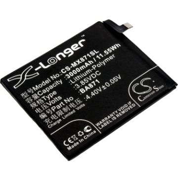 Meizu M15 15 Lite Battery (p/n BA871) Replacement - 1