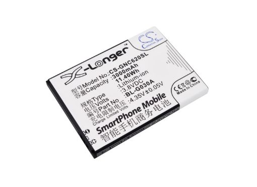 Gionee GN181 C620s C620 Battery BL-G030A - 1