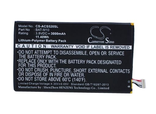 Acer S58A S520 Liquid S2 Jade S2 Battery 1CP415793L1 BAT-M10 - 1