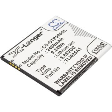 Alcatel OT-9001X/9001A Pixi 4 6.0 LTE Battery TLi025A1 - 1