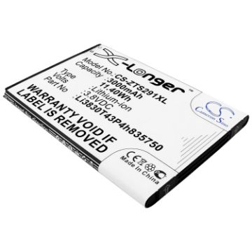 Battery for Zte ZMax Grand LTE ZMax 2 Z995L Z958 Z955A Z916BL - 1