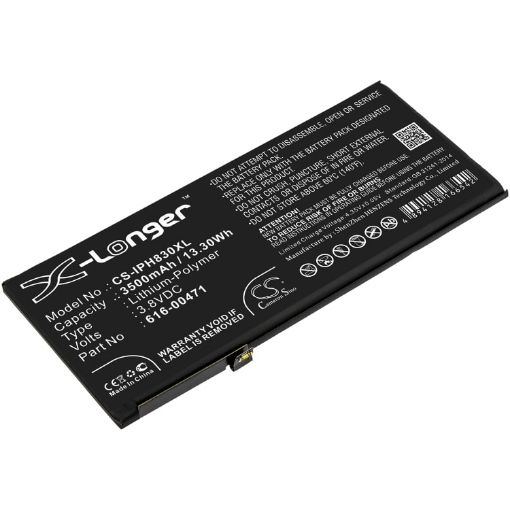iPhone XR Battery A2108 A2106 A2105 A1984 616-00468 616-00471 - 1