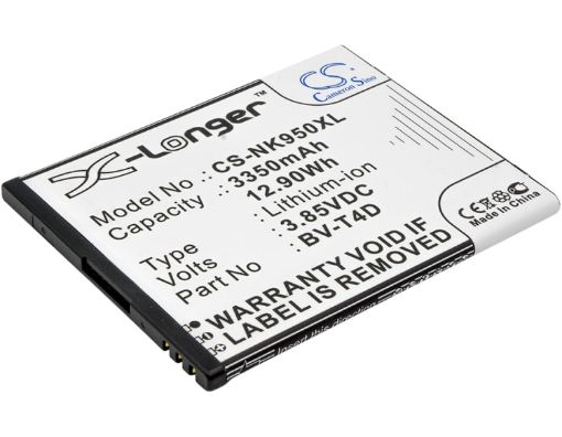 Battery for Microsoft Lumia 950 XL Dual SIM (p/n BV-T4D) - 1