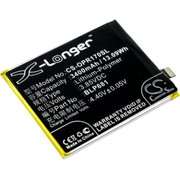Oppo R17 Dual SIM Battery BLP681 Replacement (p/n BLP681) - 1