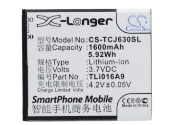 Tcl J630T J600T Battery TLi016A9 Replacement - 1