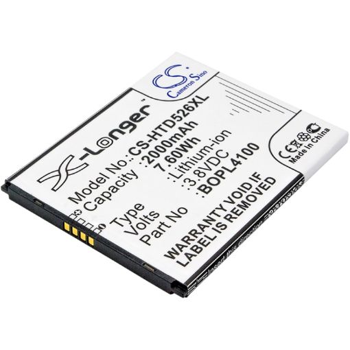 HTC Desire 526G+ 526 326G Battery BOPL4100 BOPM310 Dual Sim - 1