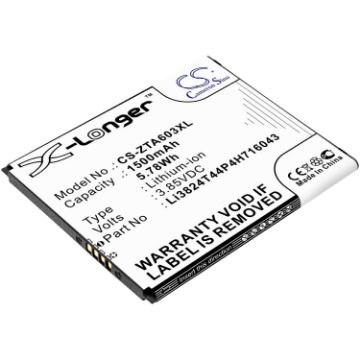 Battery for Zte Blade E02 A603 A521 A520C Dual SIM (Li3824T44P4H716043) - 1