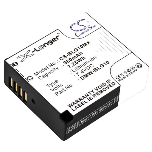 Panasonic Lumix DMC-ZS60 ZS110 ZS100 TZ85 TZ81 TZ101 Battery DMW-BLG10 - 1