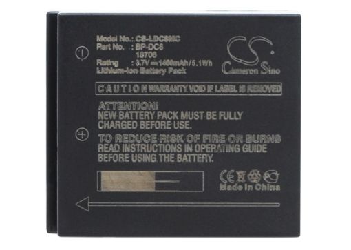 Leica X1 Battery 18706 BP-DC8 - 1