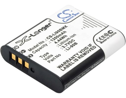 Battery for Olympus Tough TG-3 TG-2 TG-1 TG-Tracker (Li-90B/LI-92B) - 1