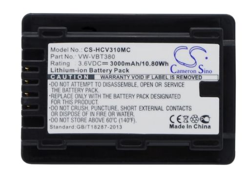 Panasonic VXF-999 HC-W850EB HC-W580 Battery VW-VBT190 - 1