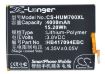 Huawei Ascend Mate 7 Battery HB417094EBC Dual SIM MT7-UL00 TL10 - 5