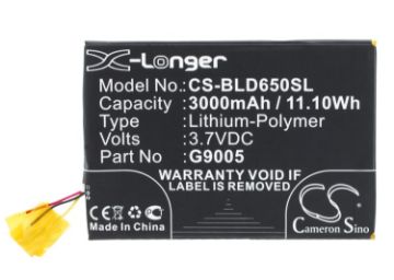 Battery for Blu Studio 6.0 HD D651U D651L D650 (C946304300P) - 1