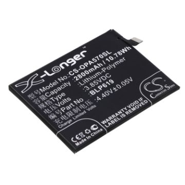 Battery for Oppo Neo 9s A57 A39 Dual SIM (p/n BLP619) - 1