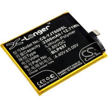 Battery for Oneplus A6003 A6000 6 Dual SIM (p/n BLP657) - 1