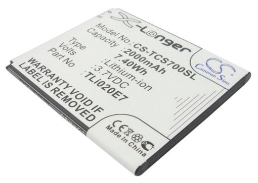 Tcl S700T J620 Battery TLi020B2 TLi020D2 Replacement - 1