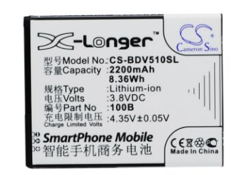 Battery for Baidu Cloud V5100B V5 (p/n 100B) Replacement - 1