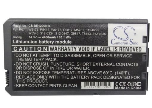 Dell Latitude 110L Inspiron 2200 1200 1000 Battery (p/n 312-0292) - 1
