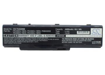 Battery for Toshiba Satellite Pro A60 A65 Series (PA3384U-1BAS/BRS) - 1