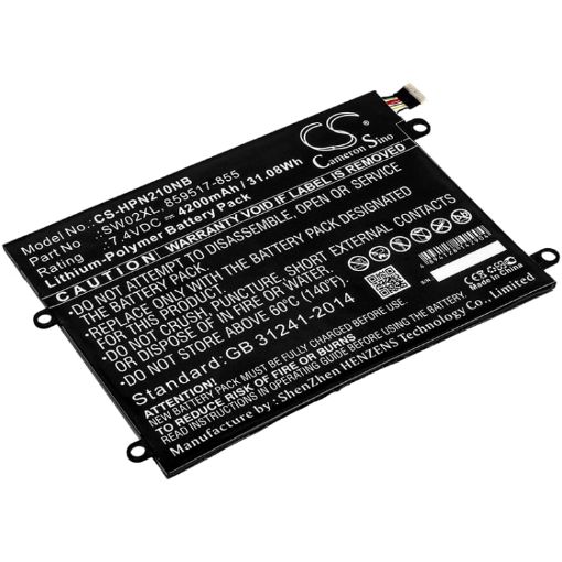 Battery for HP x2 210 G2 (L5H47ES, L5H45EA, L5H44EA, L5H43EA, L5H42EA) - 1