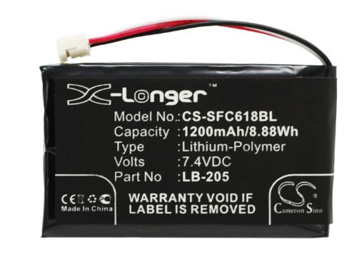 Safescan 6185 Battery (p/n 131-0477 LB-205) Replacement - 1