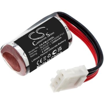 Battery for Fuji Electric Micrex-F Series (p/n LS14250-FUJ NL8V-BT) - 1