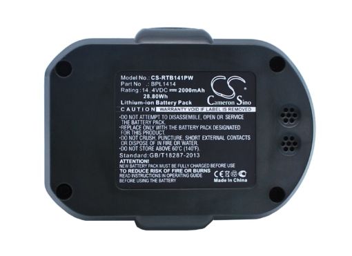 Ryobi LLCD14021 LCDI14022B Battery (p/n 130171003 BPL1414) - 1