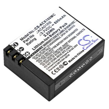 Activeon CX HD Gold Battery (p/n ACA01RB) - 1