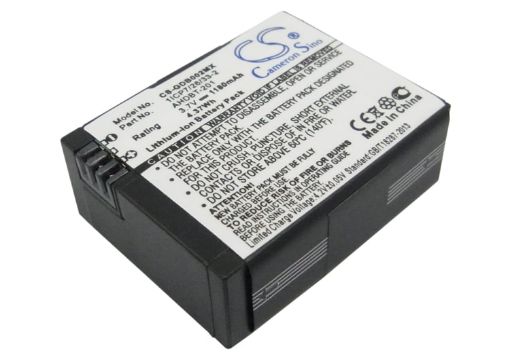 Gopro Hero3/3+ Silver Edition Battery 1ICP7/26/33-2 601-00724-00A - 1