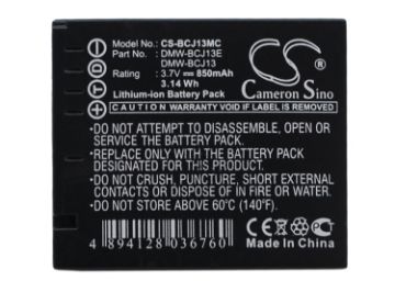 Battery for Panasonic Lumix DMC-LX7 Series (DMW-BCJ13) - 1