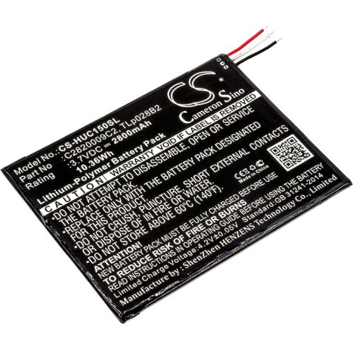 Alcatel OT-9002X/8057 Battery TLp028B2 for One Touch Pixi 3 (7) WiFi - 1