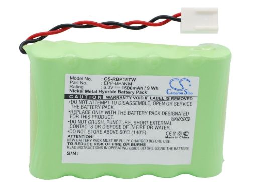 Battery for Ritron VOX100 RT-15E RT-15 Jobcom JBC15H JBC100 BP5NM - 1