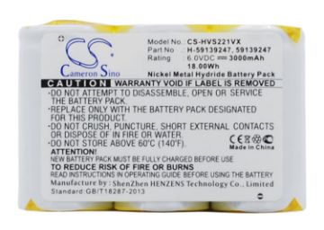 Picture of Battery for Hoover S2211-100 S2211 (p/n 59139247 H-59139247)