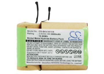 Black&Decker V3610 Series Battery (p/n 5100363-03) Replacement - 1