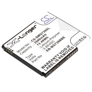 Picture of Battery for Samsung SM-G736U1 SM-G736U SM-G736B/DS SM-G736B Galaxy Xcover 6 Pro (p/n EB-BG736BBE)