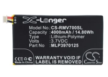 Picture of Battery for Verizon Ellipsis QMV7A 8GB Ellipsis MV7A Elipsis QMV7B Elipsis QMV7A 7in (p/n MLP3970125)