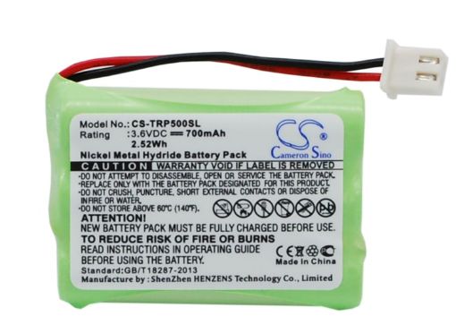 Battery for Tri-Tronics Pro 500XLS/500XL G2 (p/n 1038100-D/E) - 1