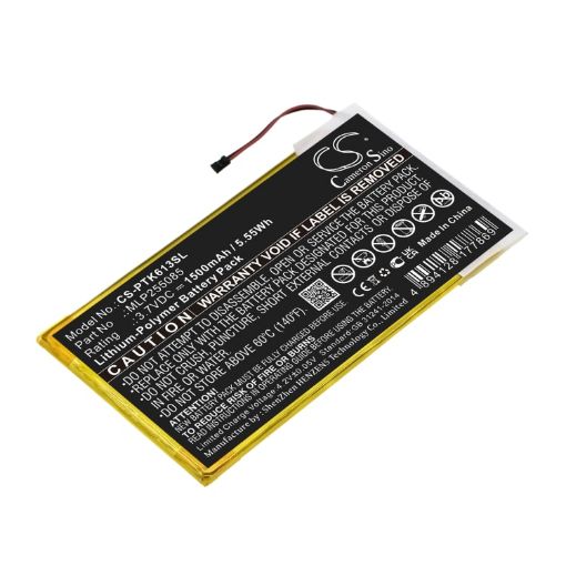 Battery for Pocketbook Touch Lux 623 625 624 613 612 611 MLP255085 - 1