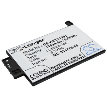 Picture of Battery for Amazon Kindle Touch 6" 2013 Kindle Touch 3G 6" 2013 Kindle Paperwhite 6 Gen Kindle Paperwhite 6 2015 (p/n 58-000049 MC-354775-05)
