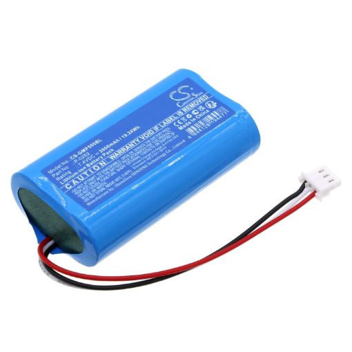 Battery for Int Raster DP-25MX DP-150MX (P/N P-0262) - 1