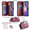 Samsung Galaxy A54 5G Wallet Case RFID Anti-theft Leather (Wine Red) - 3
